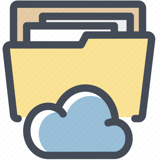 Cloud, data, documents, folder, share, shared folder, storage icon - Download on Iconfinder