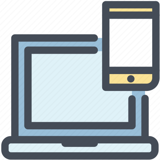 Computer, devices, laptop, mobile, phone, responsive, smartphone icon - Download on Iconfinder