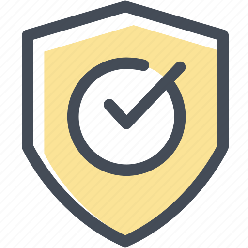 Brand protection, checkmark, guard, protection, safety, secure, shield icon - Download on Iconfinder