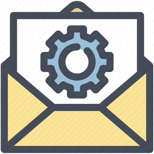 Email, envelope, letter, mail, message, options, setting icon - Download on Iconfinder