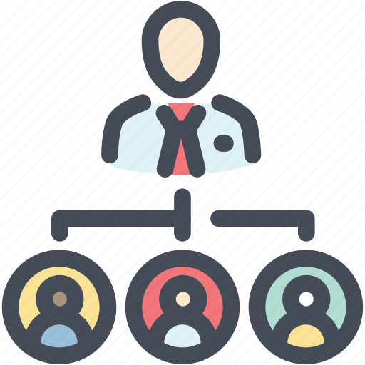 Hierarchy, leadership, management, scheme, structure, team, teamwork icon - Download on Iconfinder