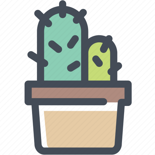 Cacti, cactus, decor, decoration, flower, home, plant icon - Download on Iconfinder