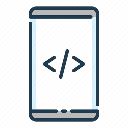 Code, coding, dev, developmet, mobile, phone, smartphone icon - Download on Iconfinder