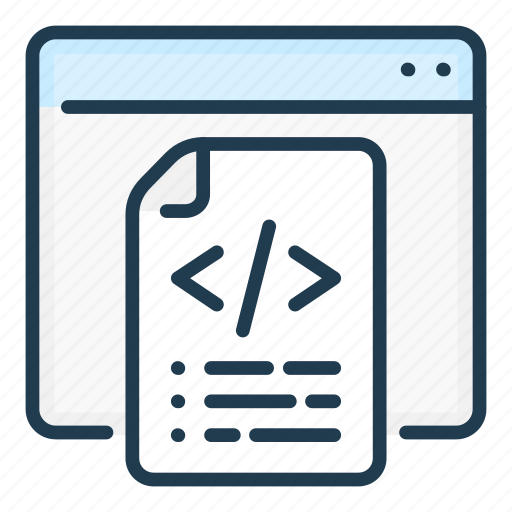 Code, dev, development, doc, file, script, website icon - Download on Iconfinder