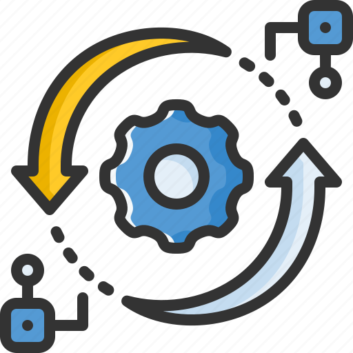 Algorithm, workflow, flowchart, statistics, data, process icon - Download on Iconfinder