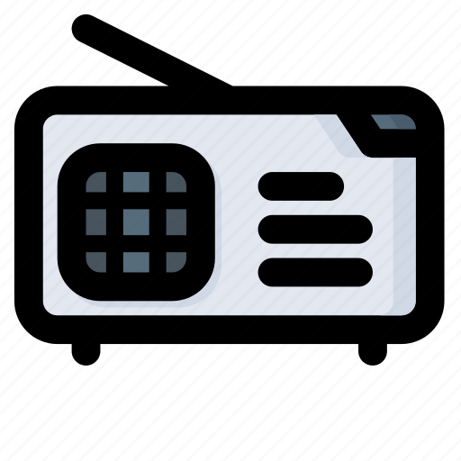 Radio, audio, music, sound, speaker, device, gadget icon - Download on Iconfinder