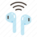 earbuds, headphone, earphone, wireless
