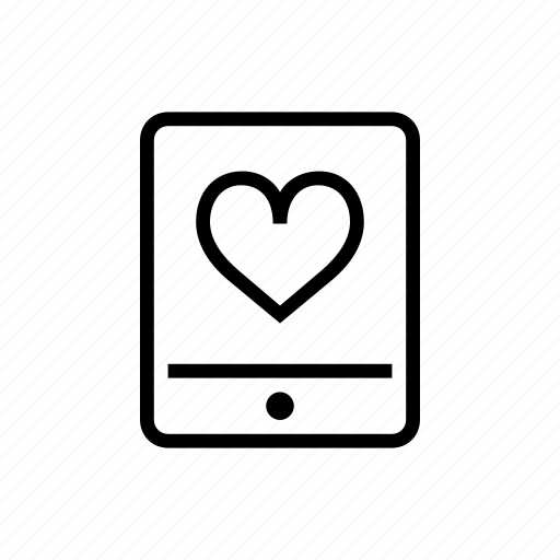 Emotions, heart, love, office, tablet icon - Download on Iconfinder