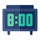 alarm, clock, digital clock, timer