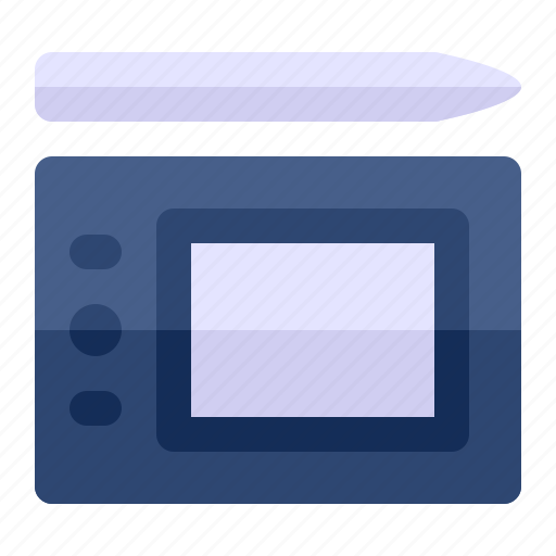Graphic tablet, graphic design, pen tablet, tablet icon - Download on Iconfinder