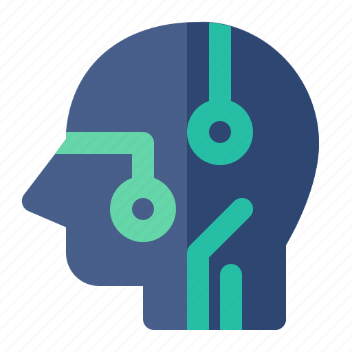 Head, artificial, intelligence, technology, information icon - Download on Iconfinder