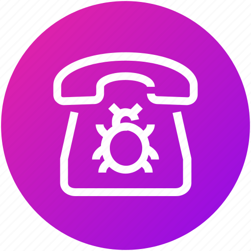 Bug, call, device, phone, spy, telephone icon - Download on Iconfinder