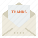 envelope, letter, message, thanks, thanksgiving