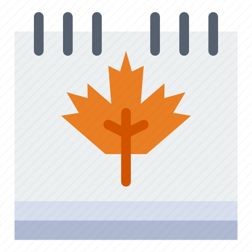 Autumn, calendar, canada, day, leaf icon - Download on Iconfinder