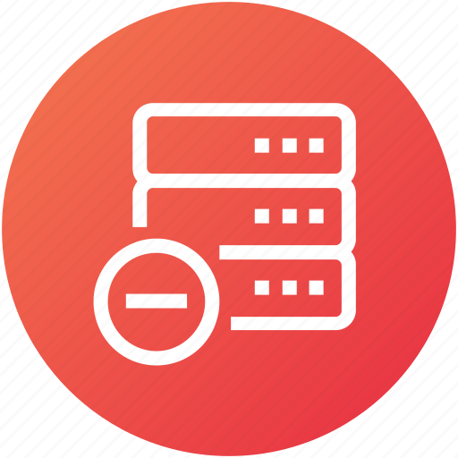 Data, database, device, rack, remove, server icon - Download on Iconfinder