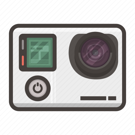 Go, hero, pro, cam, film, sports, video icon - Download on Iconfinder