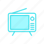 device, retro, television, tv 