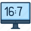 alarm, clock, imac, monitor, time, timer, watch 