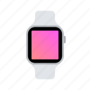 apple, smartwatch, flat, watch