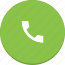 call, communication, mobile, phone, material design, telephone
