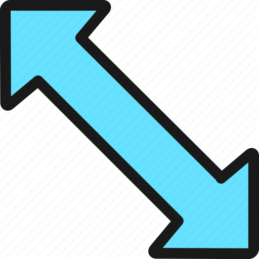 Diagram, arrow, diagonal icon - Download on Iconfinder