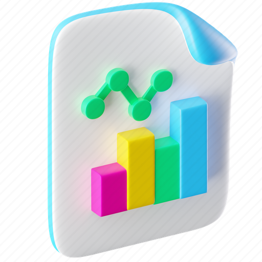 Infographic, marketing, finance, growth, chart, analysis, graph 3D illustration - Download on Iconfinder