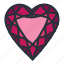 diamond, gem, heart, jewel, jewellery, shape 