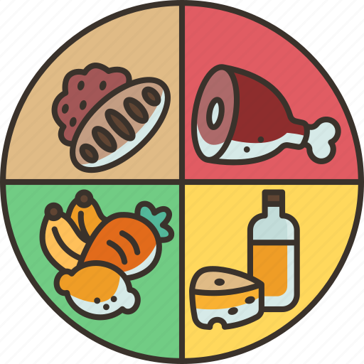 Nutrients, food, meal, proportion, healthy icon - Download on Iconfinder