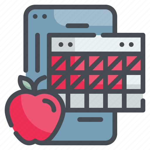 Calendar, schedule, diet, wellness, planning icon - Download on Iconfinder