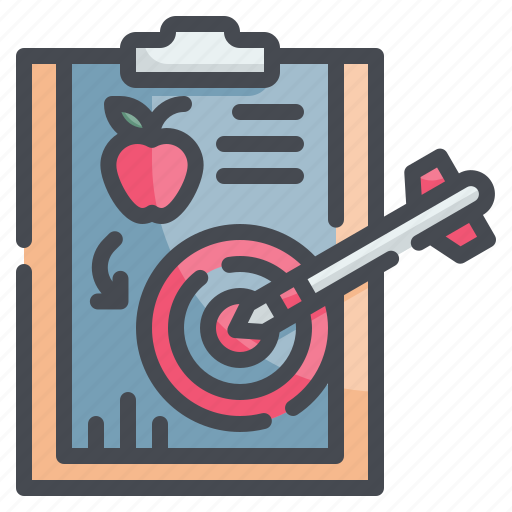 Target, planning, objective, calorie, intake icon - Download on Iconfinder