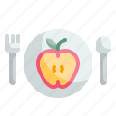 apple, fruit, meal, healthy, vegan