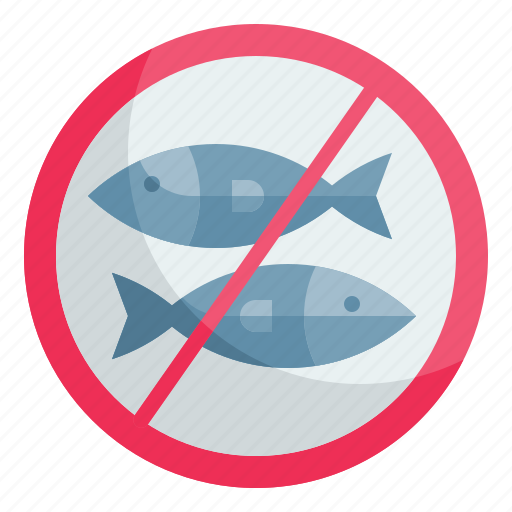 Fish, vegan, vegetarian, prohibition, dietary icon - Download on Iconfinder