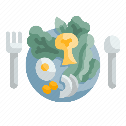 Salad, vegetables, healthy, diet, organic icon - Download on Iconfinder