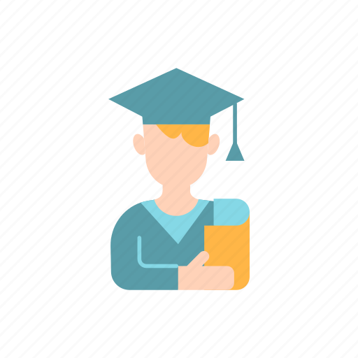 Student, education, graduate, diploma, male icon - Download on Iconfinder