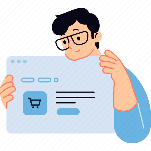 E-commerce, shopping, app, shop, add to cart, store, buy illustration - Download on Iconfinder