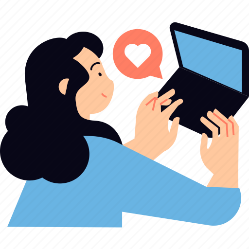 Like, favorite, heart, love, valentine, social media, valentines illustration - Download on Iconfinder