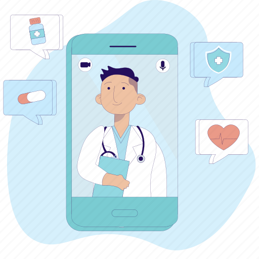 Digital, doctor, male, medical, medicine, healthcare, hospital icon - Download on Iconfinder