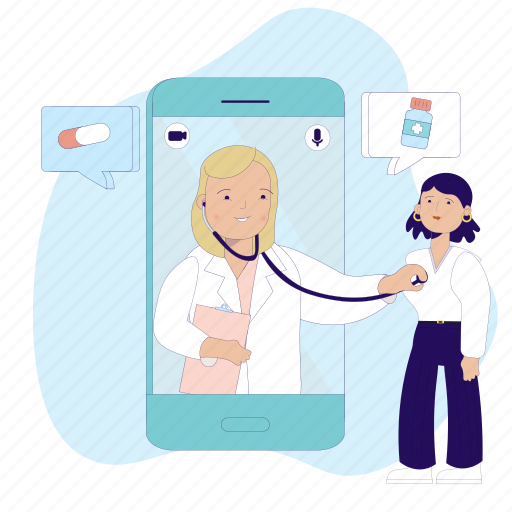 Doctor, female, inspector, woman, profile, health, healthcare icon - Download on Iconfinder