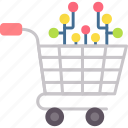 shopping, cart, trolley, buy, shop