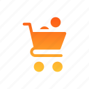 cart, shopping, economy, dollar, ecommerce