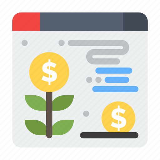 Dollar, plant, web icon - Download on Iconfinder