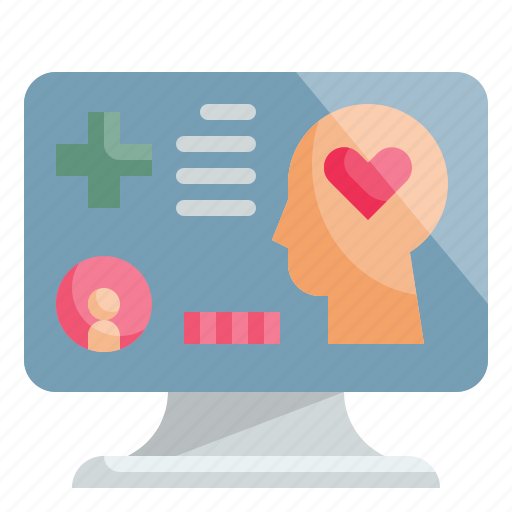 Mental, health, psychology, care, digital icon - Download on Iconfinder