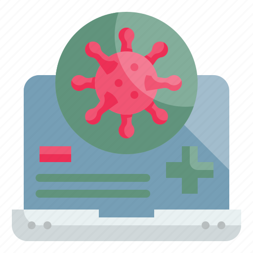 Virus, disease, heal, data, laptop icon - Download on Iconfinder