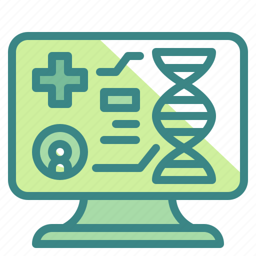 Dna, genetics, laboratory, medical, computer icon - Download on Iconfinder