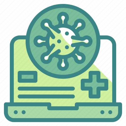 Virus, disease, heal, data, laptop icon - Download on Iconfinder