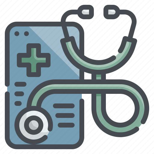 Stethoscope, telemedicine, technology, medical, healthcare icon - Download on Iconfinder