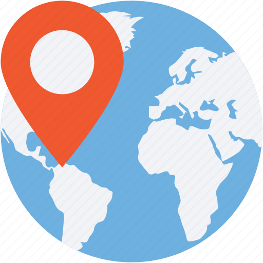 Global location, globe, gps, location, map pin icon - Download on Iconfinder