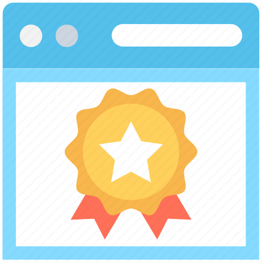 Badge, star badge, web quality, web ranking, website icon - Download on Iconfinder
