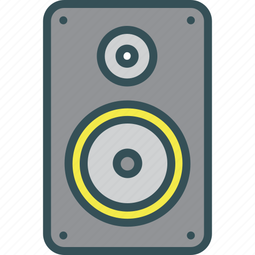 Audio, loudspeaker, speaker, video, volume icon - Download on Iconfinder