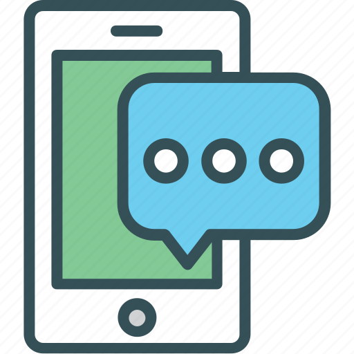 Chat, message, mobile, online, speech icon - Download on Iconfinder